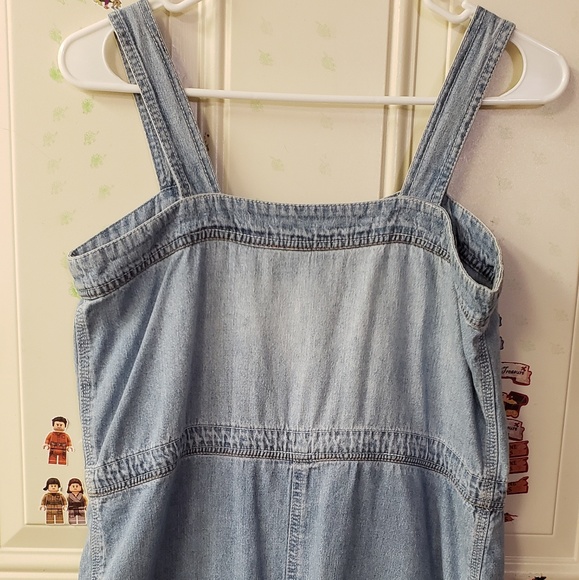 Female Jean / Denim Sundress Winter Pinafore - Picture 6 of 6